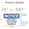 Signmission We Do Not Cash Checks No Cash On Premises, 14 in W x Rectangle, Plastic OS-2PACK-NS-P-1014-L-18993 - alternate 7